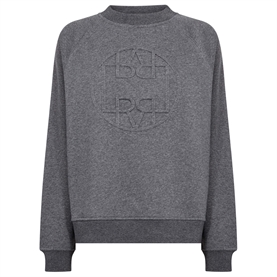 Levete Room LR-NUKA 11 Sweatshirt, Dark Grey Melange